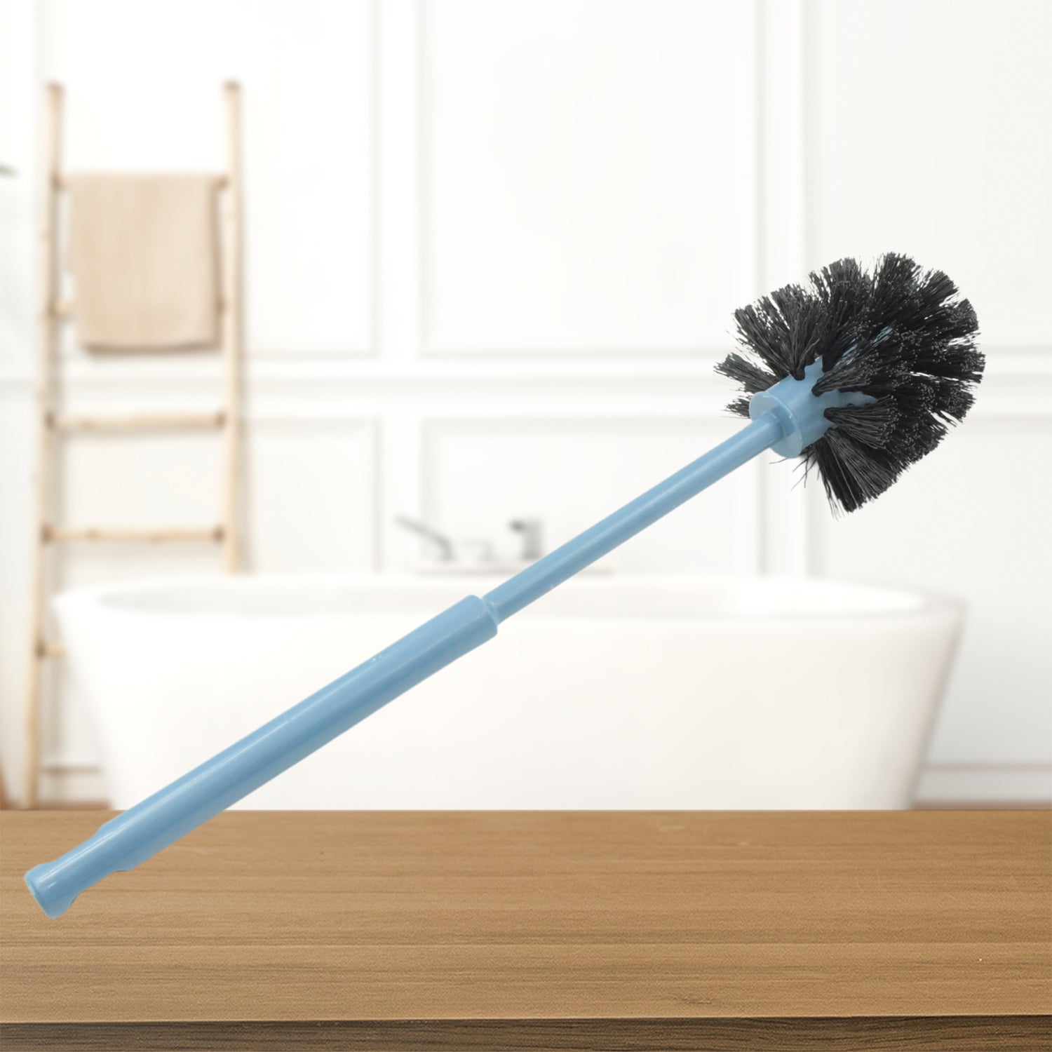 1338 PLASTIC ROUND TOILET CLEANER BRUSH PLASTIC BATHROOM CLEANER - ROUND HOCKEY STICK SHAPE TOILET BRUSH 1338 PLASTIC ROUND TOILET CLEANER BRUSH PLASTIC BATHROOM CLEANER - ROUND HOCKEY STICK SHAPE TOILET BRUSH